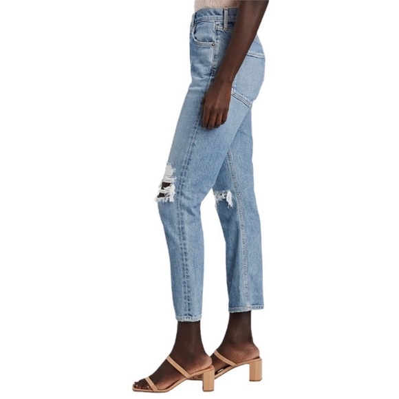 Riley High Waisted Crop Stretch Jean - Picture 5 of 6